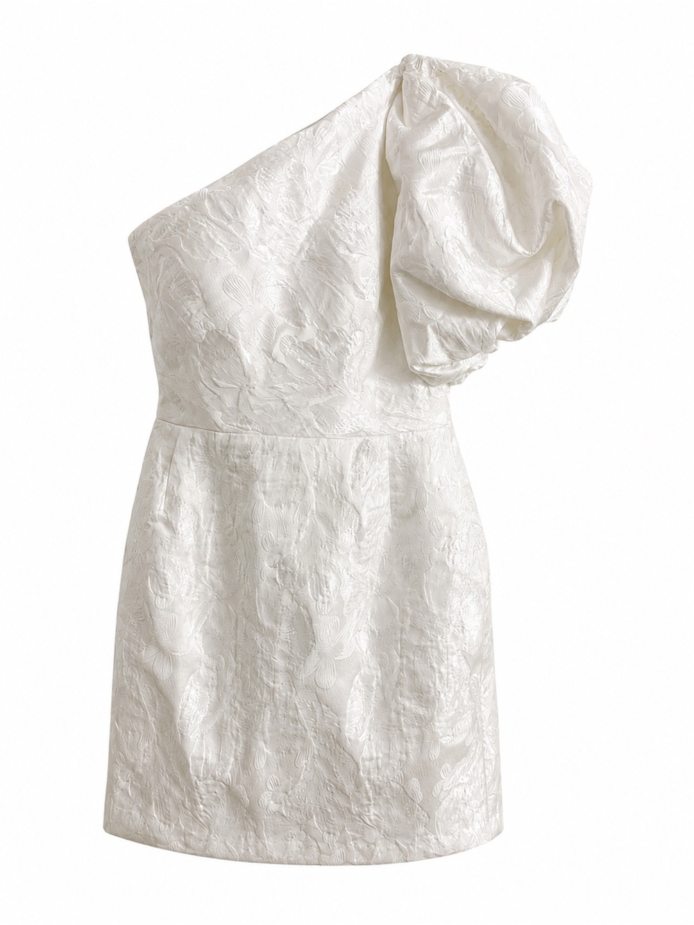 Jenny Yoo “Adley” one sleeve white formal dress size 6